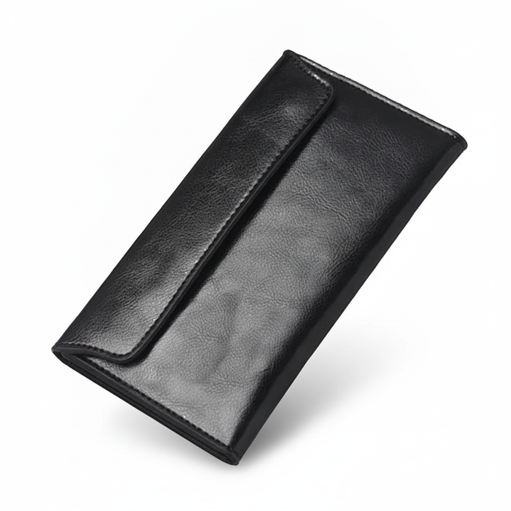 Cartera Larga con Solapa Elegante para Mujer