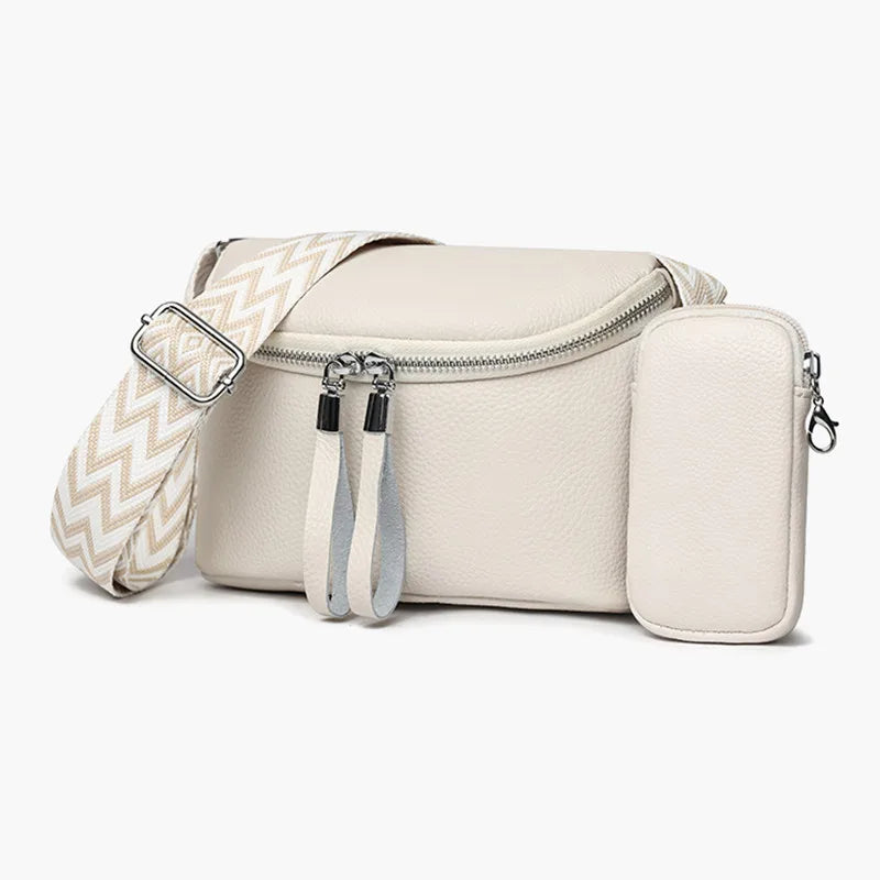 Bolso Bandolera Cruzada de Cuero