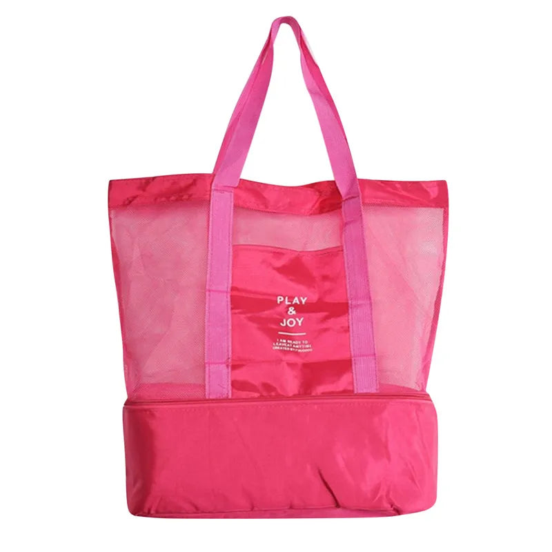 Bolso Térmico de Playa para Mujer – Elegancia y Frescura Bajo el Sol