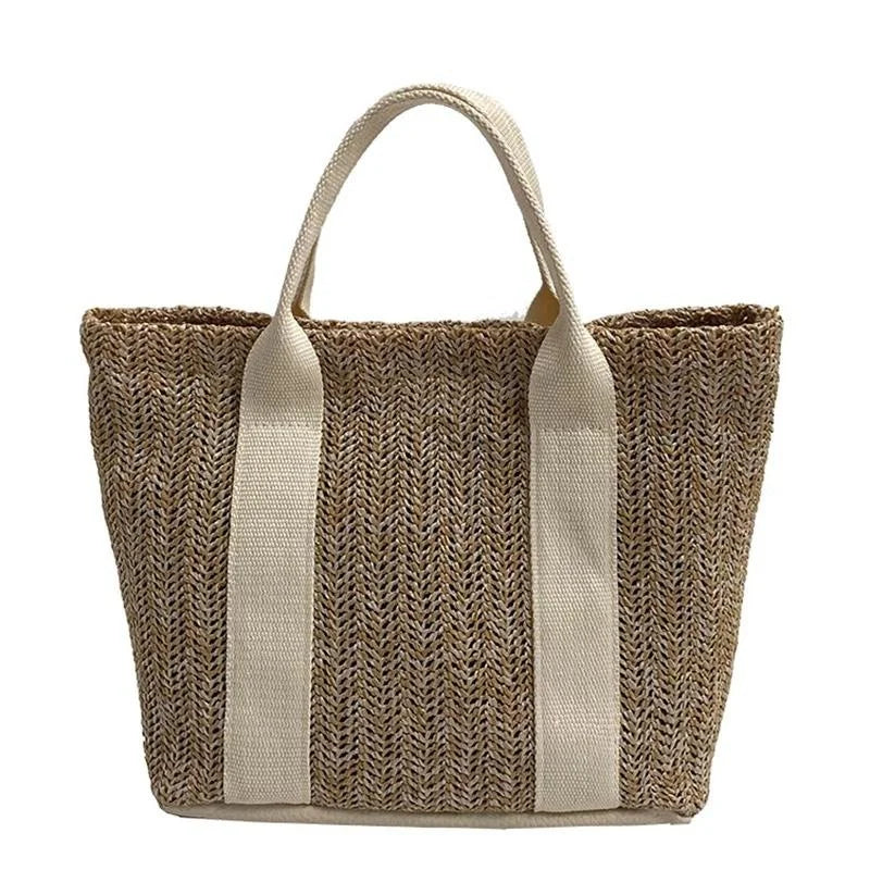 Bolso Tote de Bambú para Playa