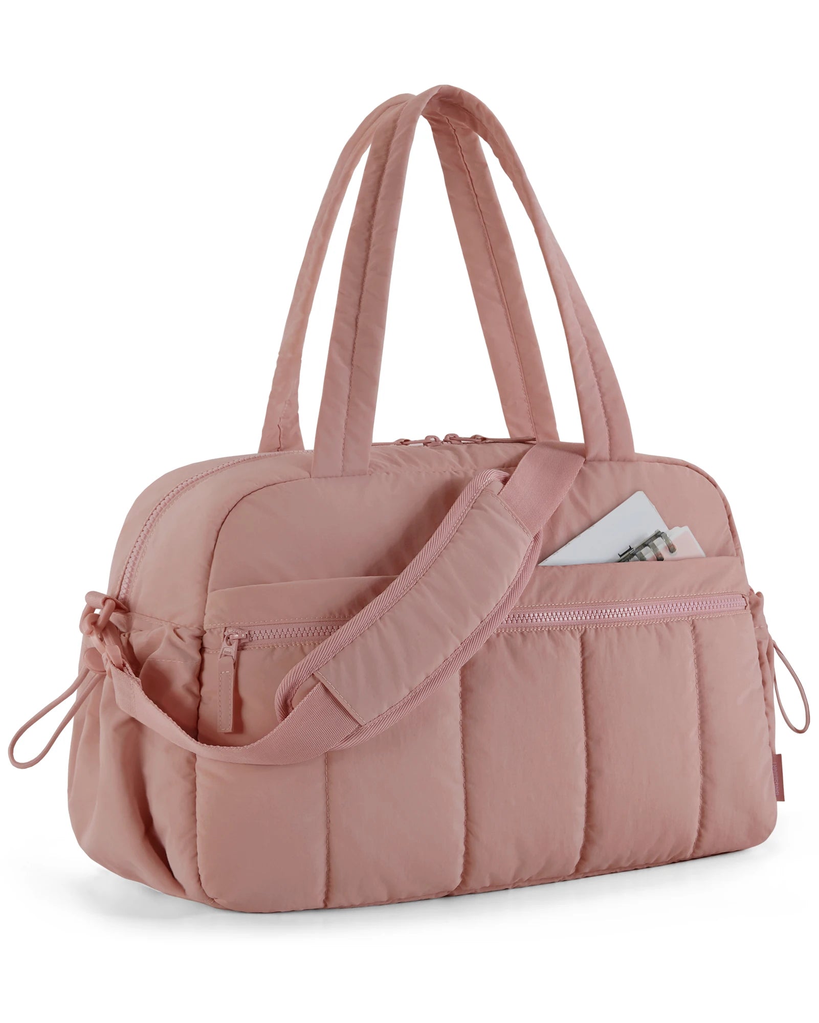 Bolsa de Viaje Duffle Rosa para Mujer: Amplio, Elegante y Ligero