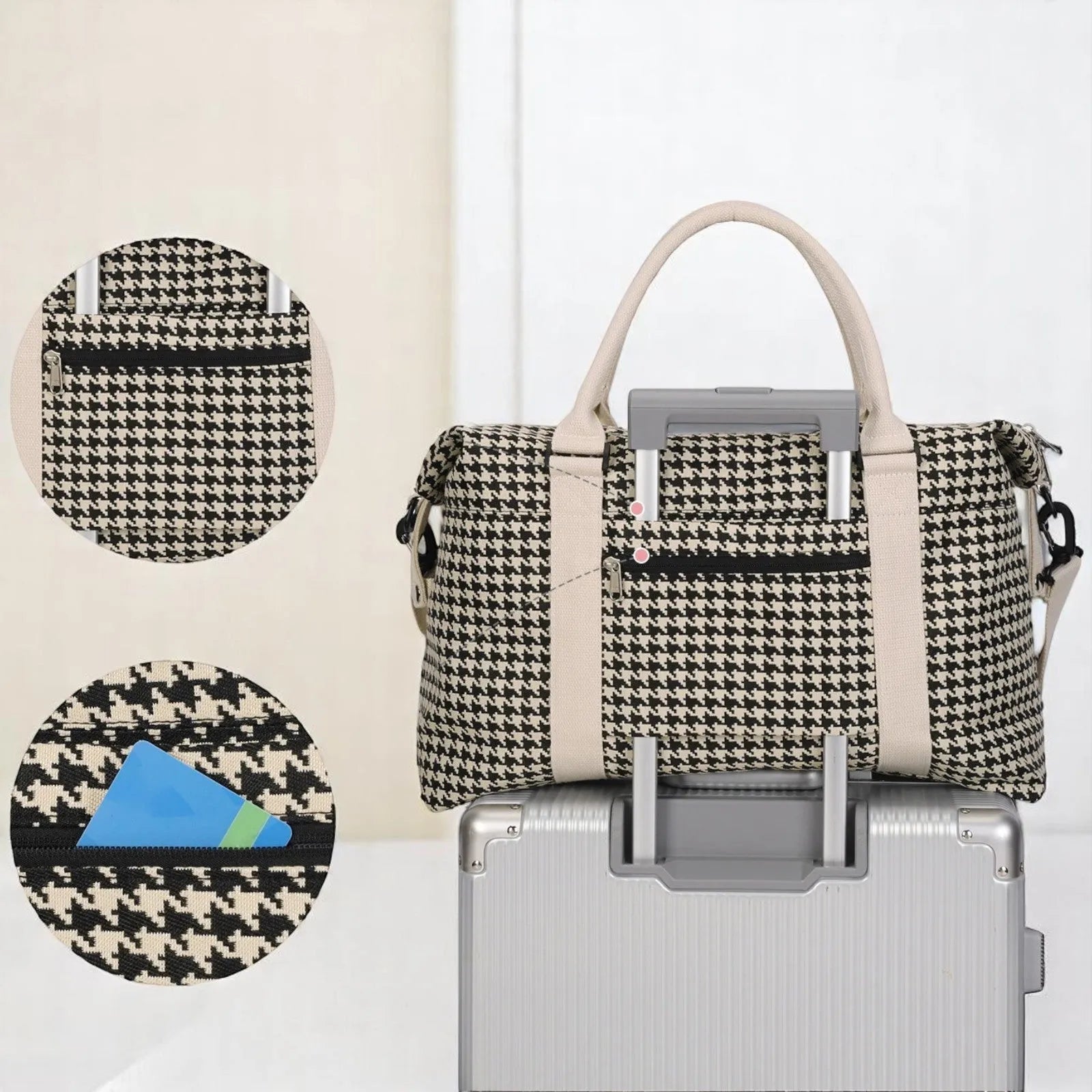 Bolsa de Viaje Tote de Nylon: Ligereza y Estilo para Cada Aventura