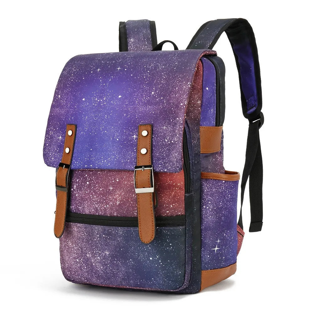 Mochila Morada de Lona: Elegancia Sofisticada para tu Vida Diaria