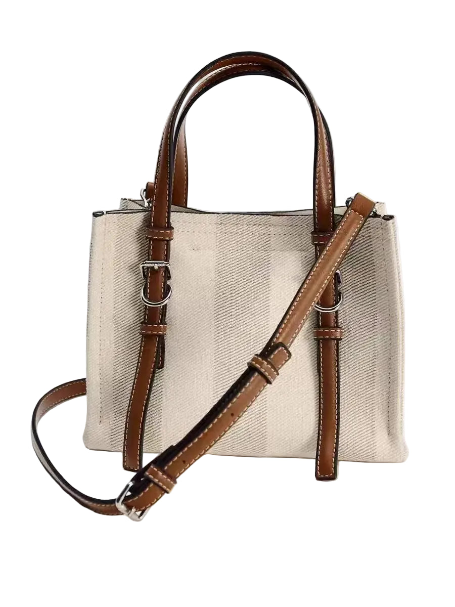 Bolso Satchel de Hombro en Canvas – Casual, Ligero y Versátil