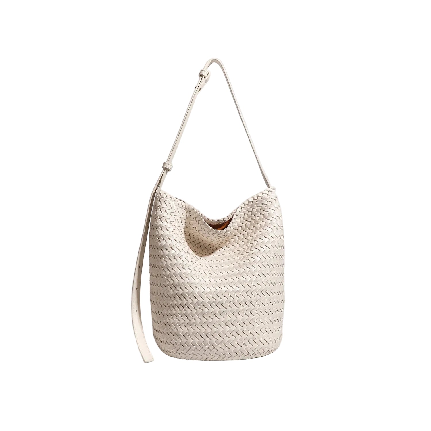 Bolso Bucket de Ratán Trenzado – Diseño Artesanal Vintage y Lujo Natural