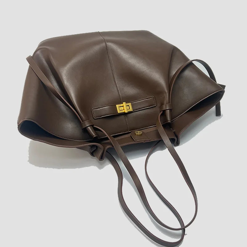 Bolso Tote Pana Estilo Inglés – Elegancia Casual Versátil 32x30cm