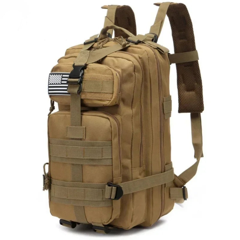 Mochila Táctica Compacta de 25L | Estilo Urbano Caqui
