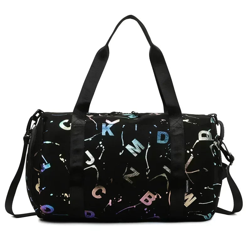 Bolsa Deportiva con Estampado Urbano – Estilo Fitness y Viaje