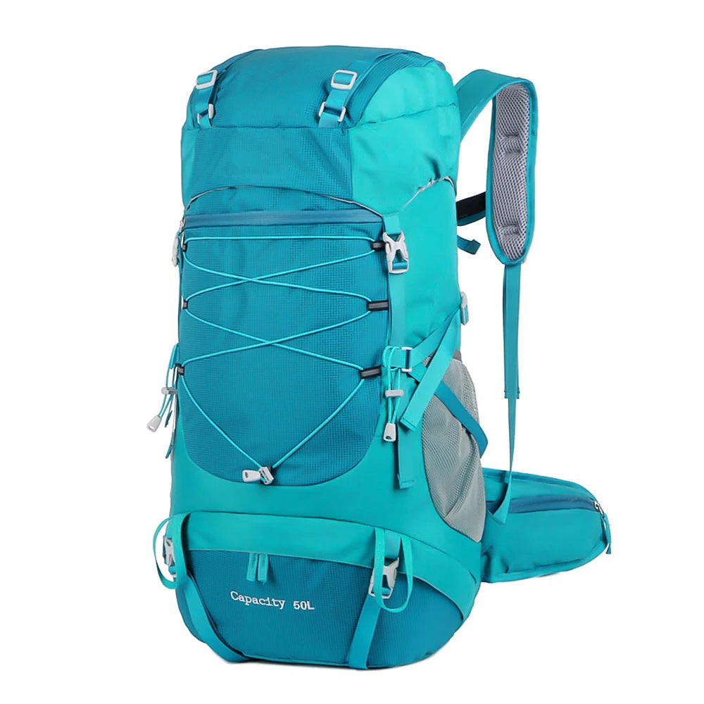 Mochila de Senderismo 50L WEST TUNE – Impermeable, Ligera y Profesional
