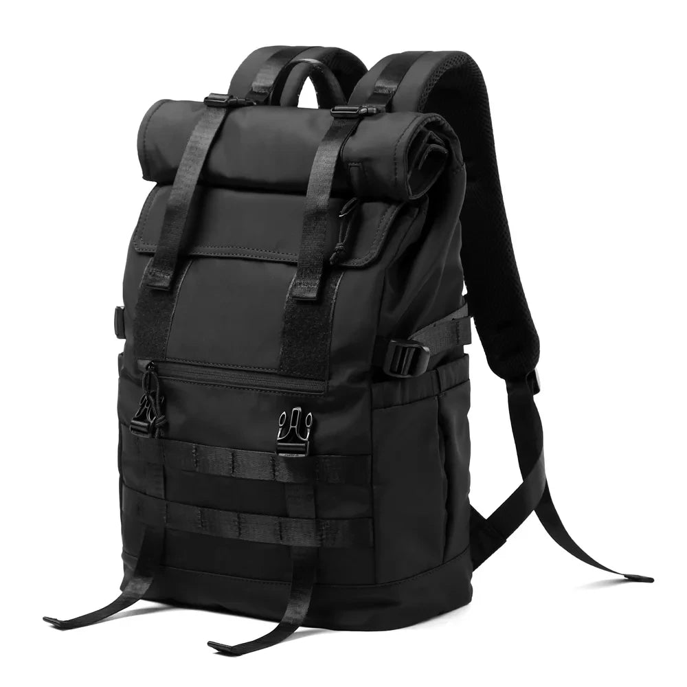 Mochila Roll-Top Expandible – Impermeable, para Laptop de 17.3" y Capacidad de hasta 40L