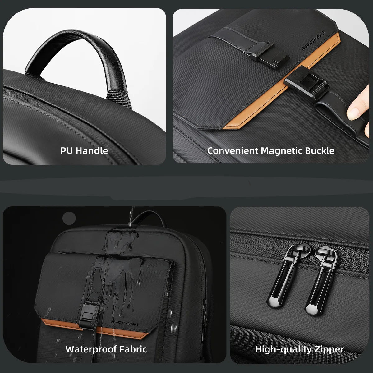 Mochila Business Impermeable para Portátil 17” – Estilo Profesional y Organización Inteligente