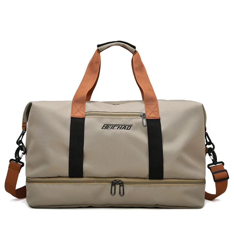 Bolsa de Deporte y Viaje Multifuncional: Con Zapatero y Bolsillo Impermeable