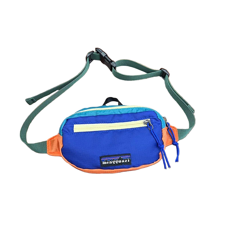 Riñonera Nylon Fashion con Contraste – Diseño Box Ultraligero