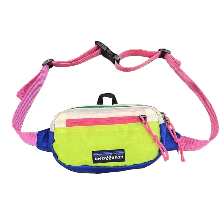 Riñonera Nylon Fashion con Contraste – Diseño Box Ultraligero