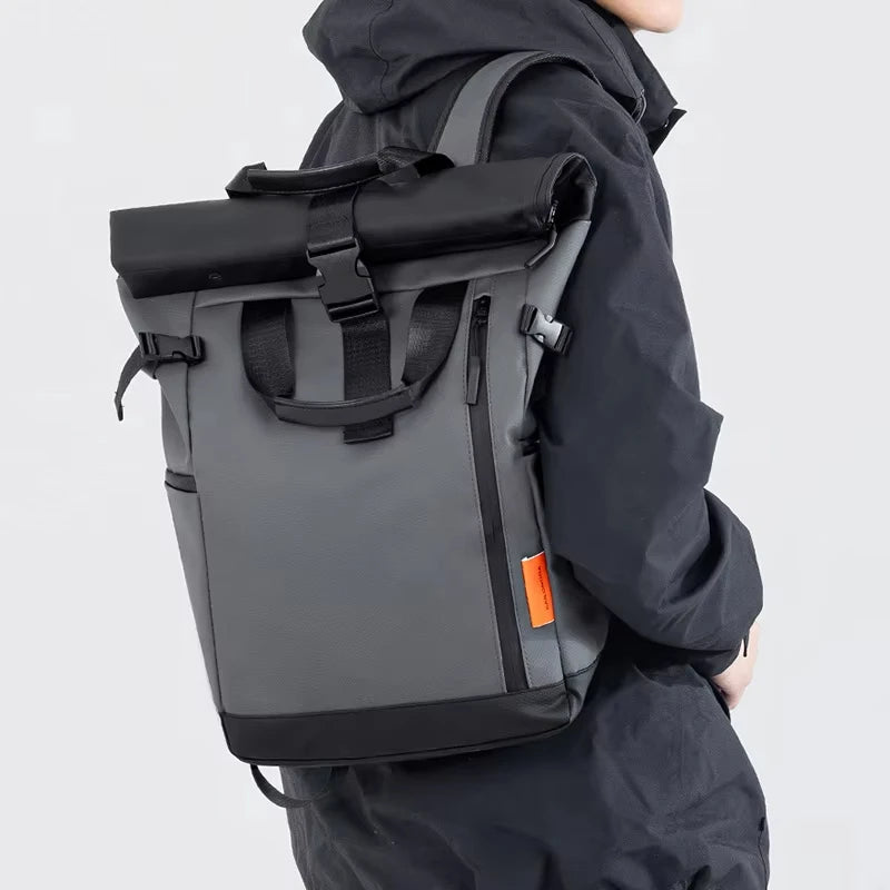 Mochila Casual Unisex Expandible de Nylon – Ligera, Versátil y Urbana