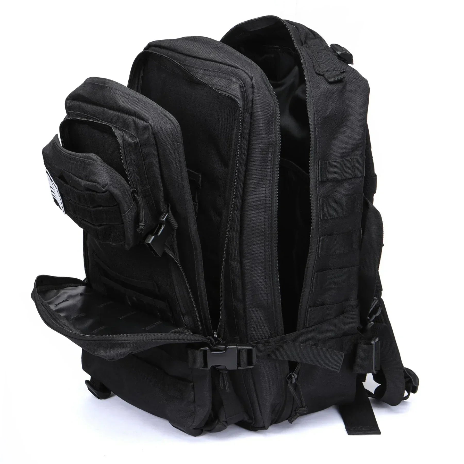 Mochila Táctica de 50L Impermeable Negra | Máxima Resistencia