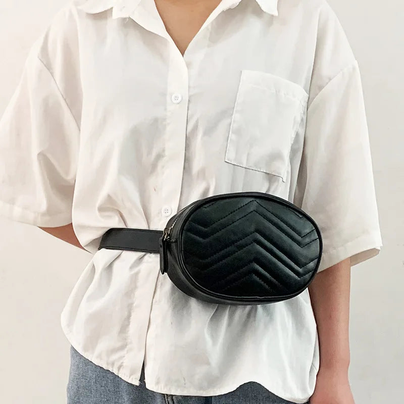 Bolso Riñonera PU Fashion Box – Diseño Estructurado Sofisticado
