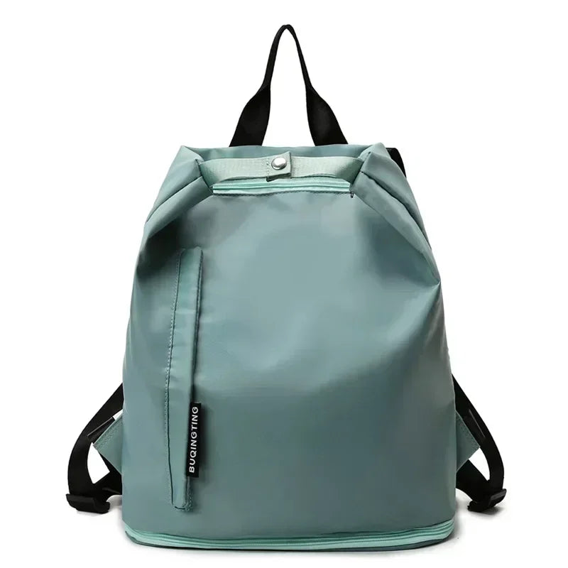 Bolsa de Deporte con Apertura Amplia – Verde Natural