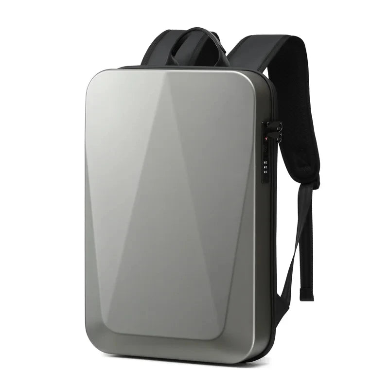 Mochila Business Rígida Gris Antirrobo para Portátil 15,6” – Impermeable y Expandible
