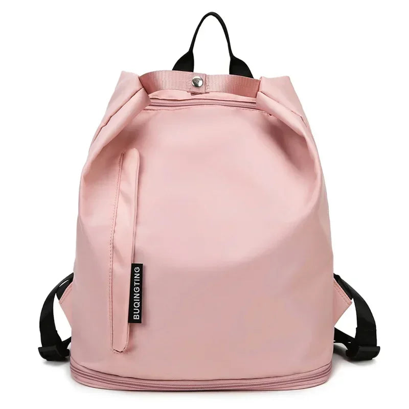 Bolsa de Deporte con Apertura Amplia – Rosa Vibrante