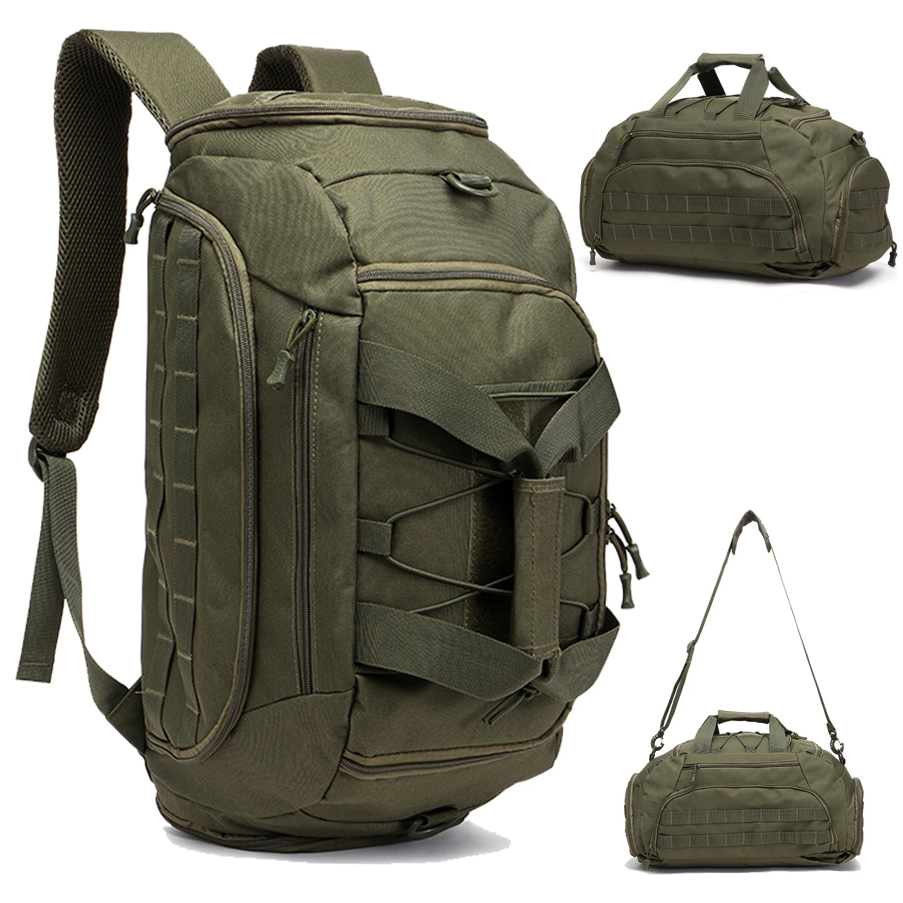 Mochila Urban Thuram Verde – Estilo Versátil y Gran Capacidad