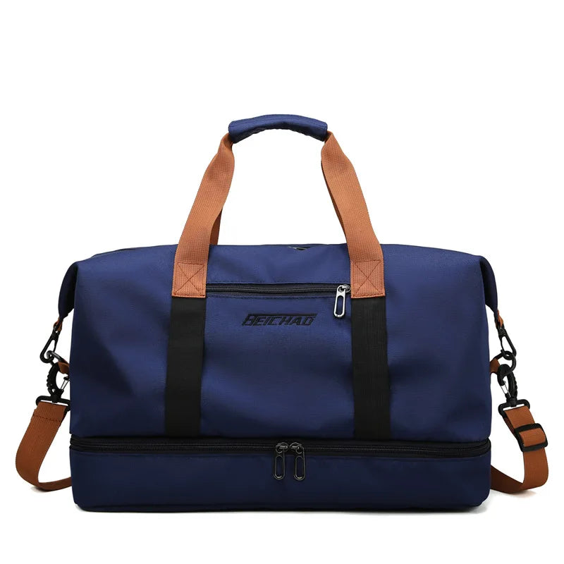 Bolsa de Deporte y Viaje Multifuncional: Con Zapatero y Bolsillo Impermeable