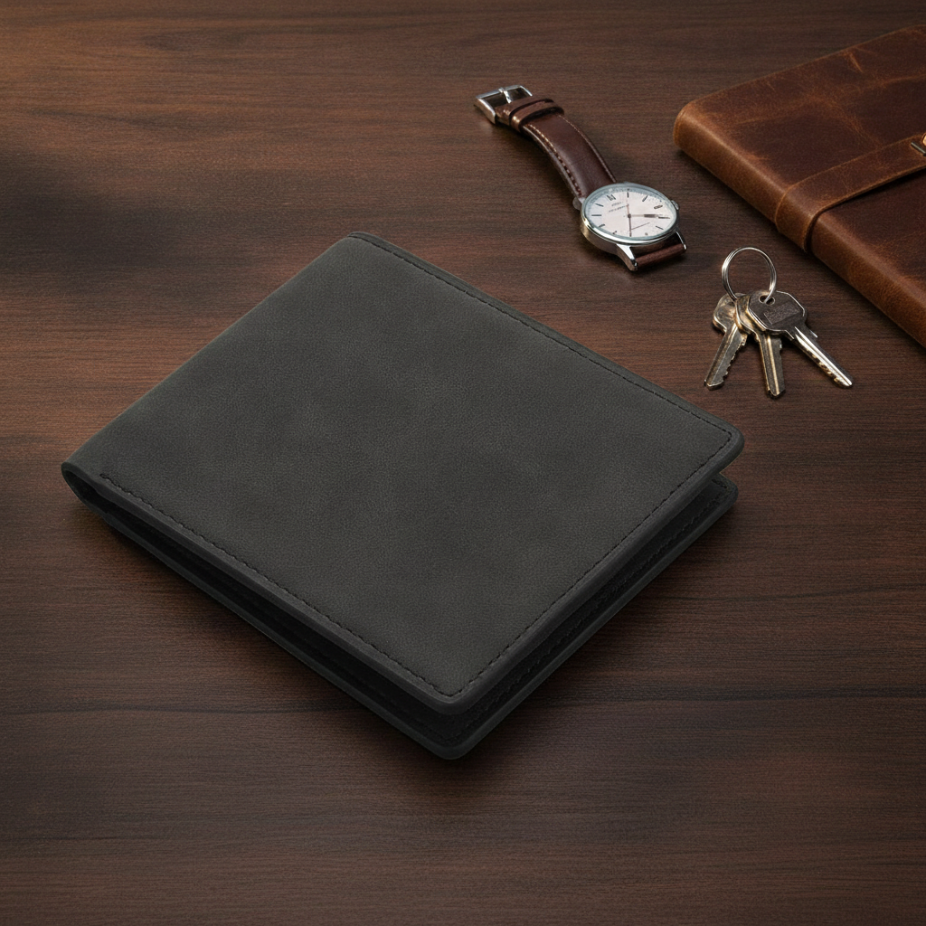 Cartera Plegable de Gran Capacidad para Hombre