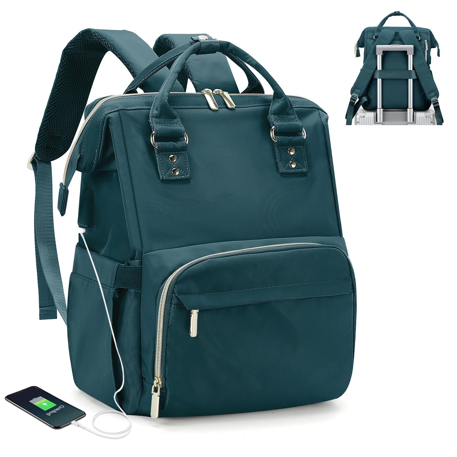 Mochila de Nylon para Mujer Peacock – Moderna y Diferente