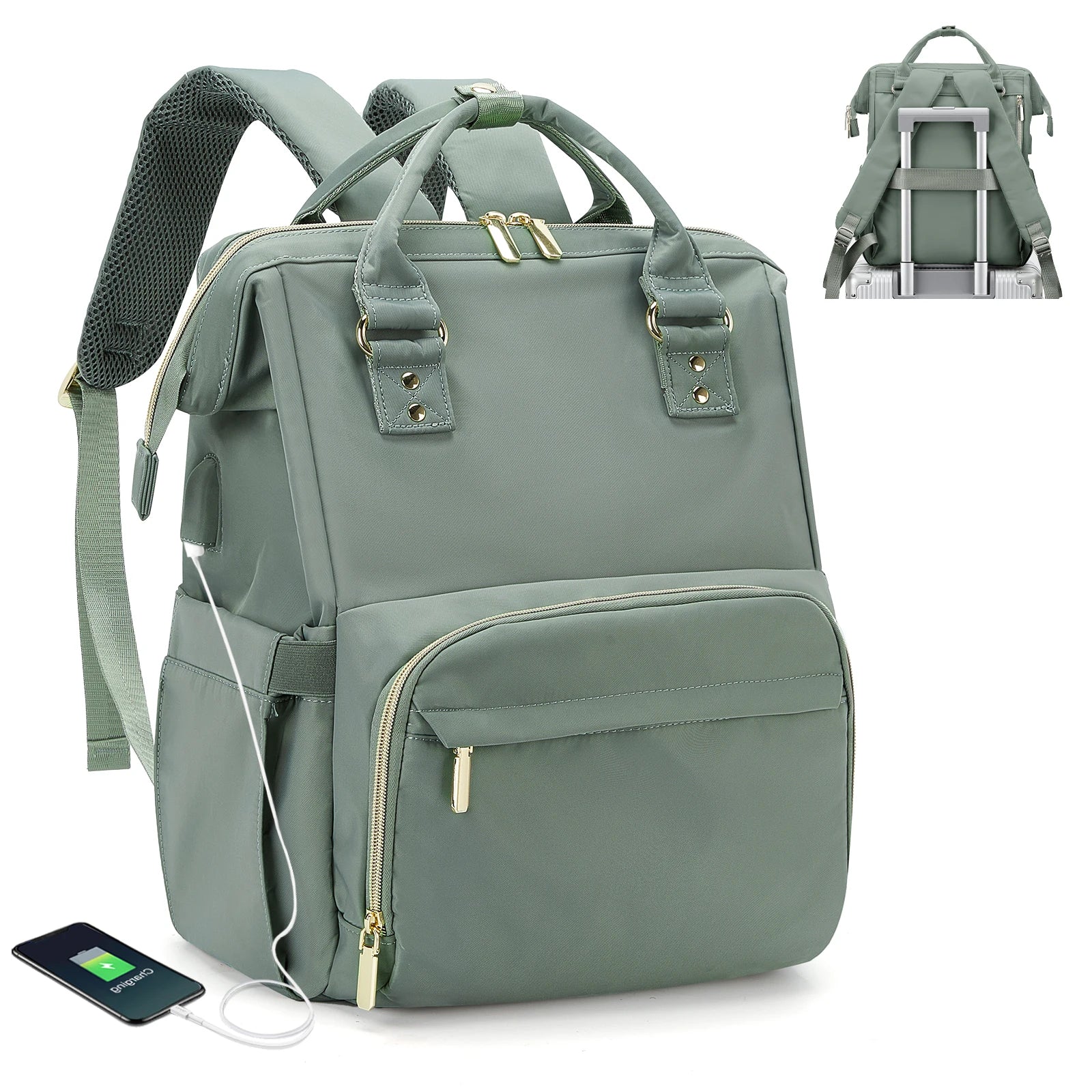Mochila de Nylon para Mujer – Ligera, Cómoda y Urbana