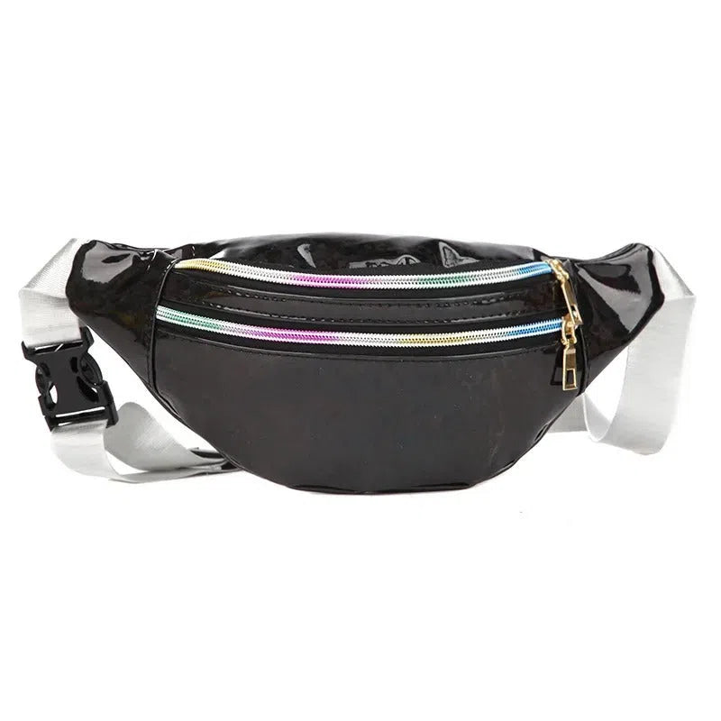 Bolso Riñonera Metálica de Prismas