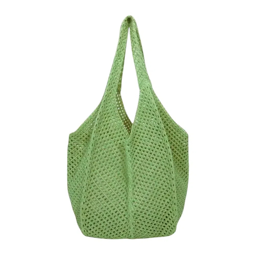 Bolso Shopper Calado Verde