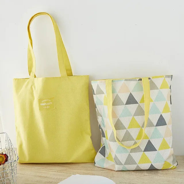 Bolso Shopper de Lino