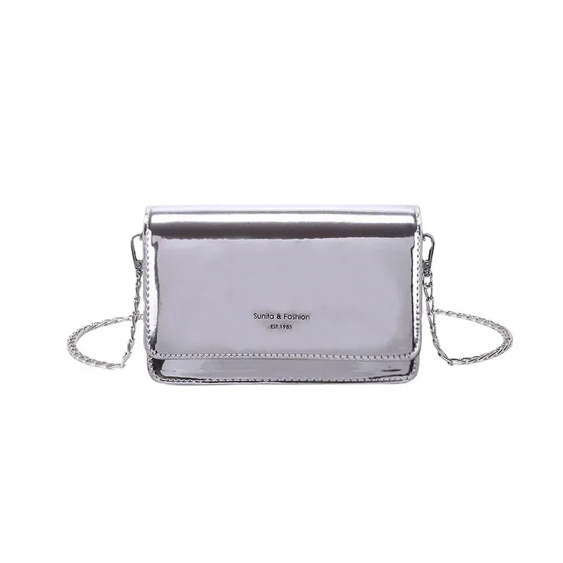 Bolso Tote Bag Espejo con Cadena