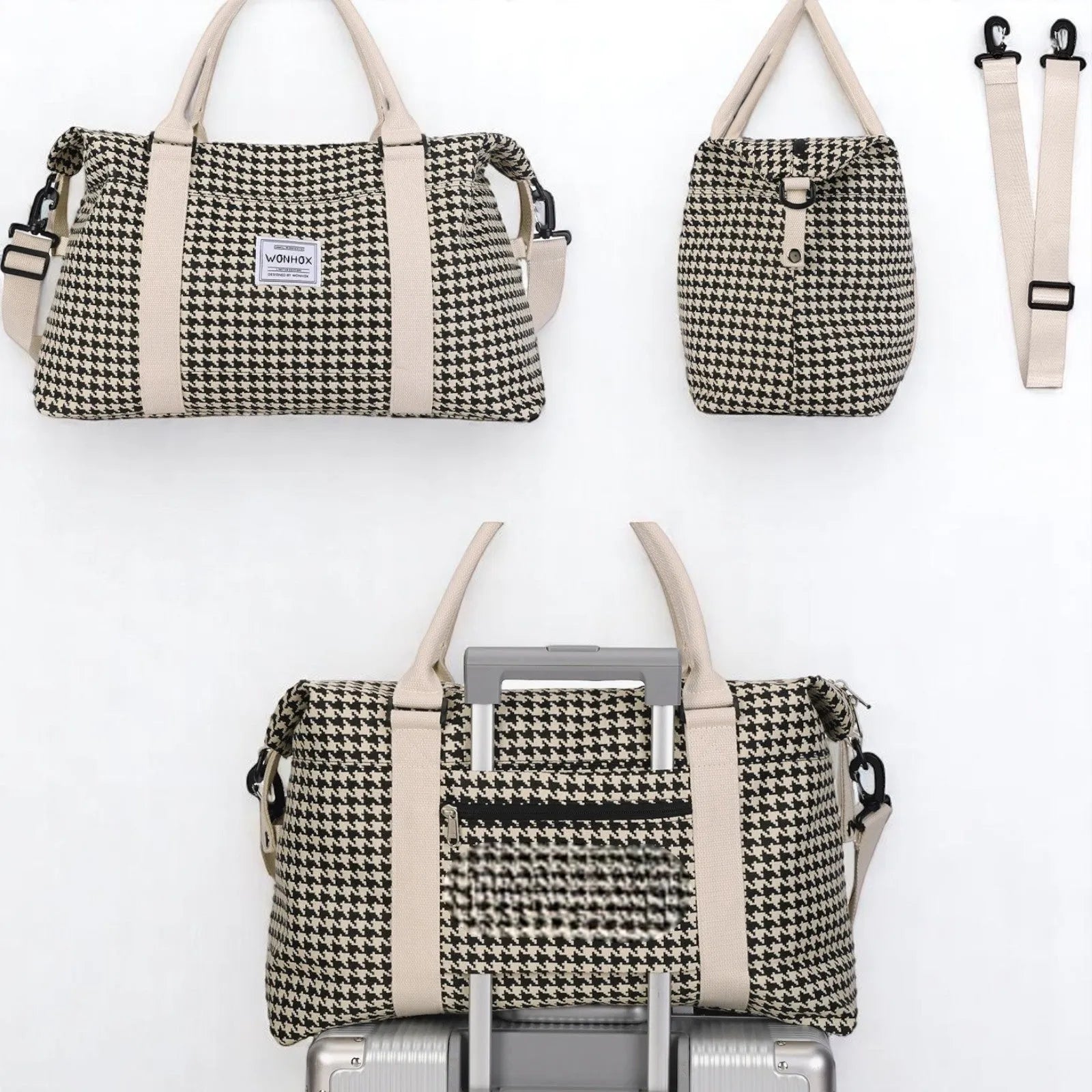Bolsa de Viaje Tote de Nylon: Ligereza y Estilo para Cada Aventura