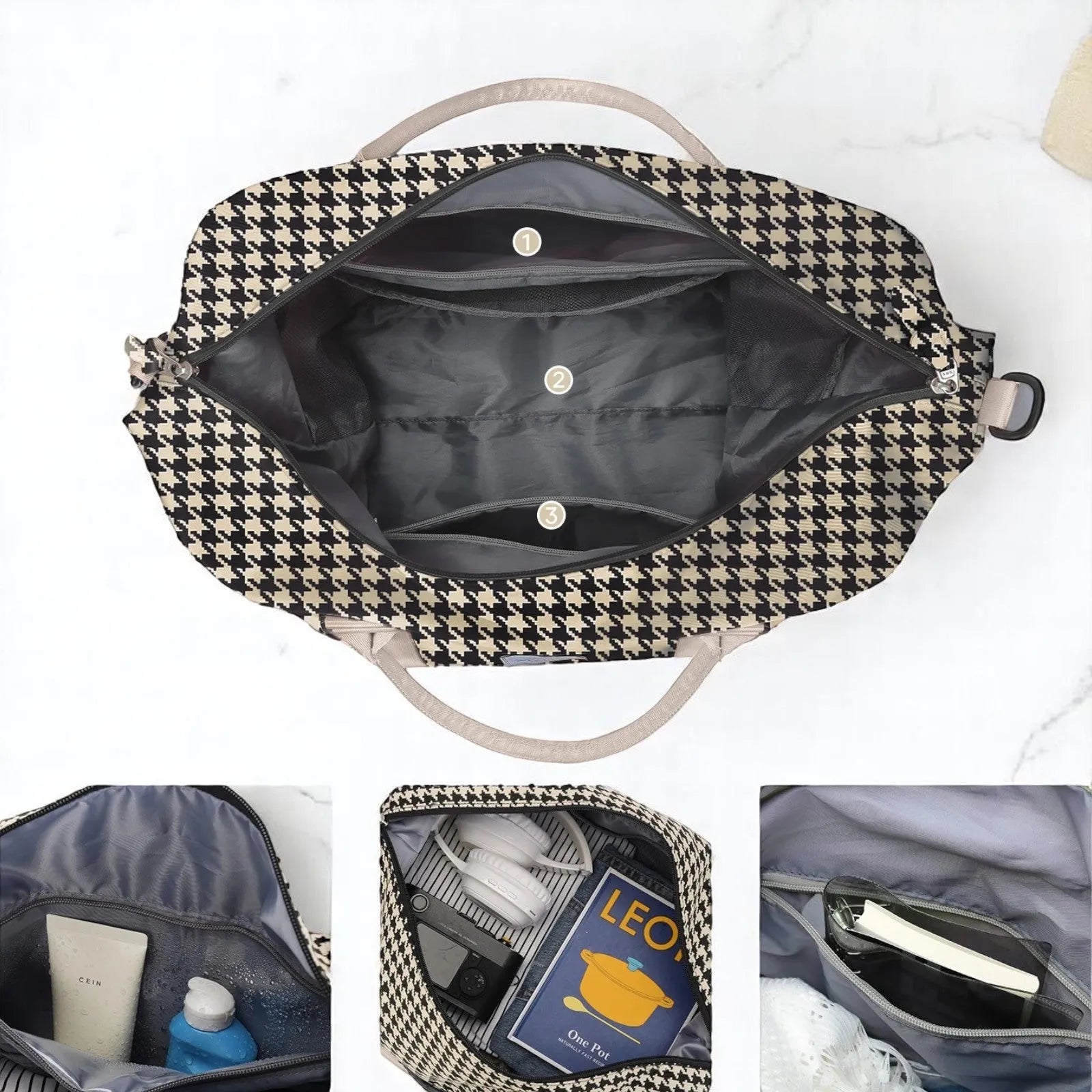 Bolsa de Viaje Tote de Nylon: Ligereza y Estilo para Cada Aventura