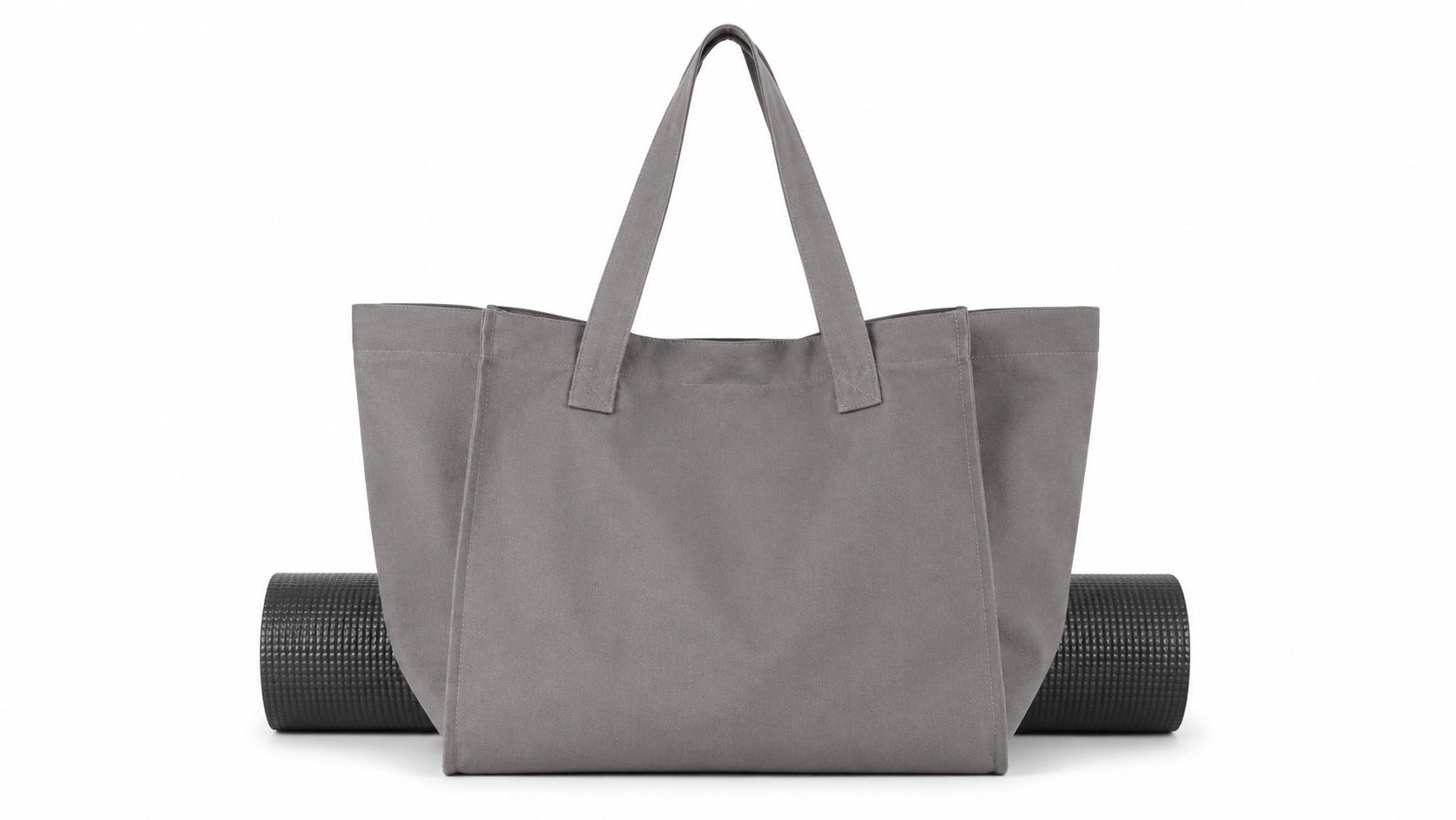 Bolsa Tote de Yoga en Lona con Diseño de Colores de Alta Capacidad