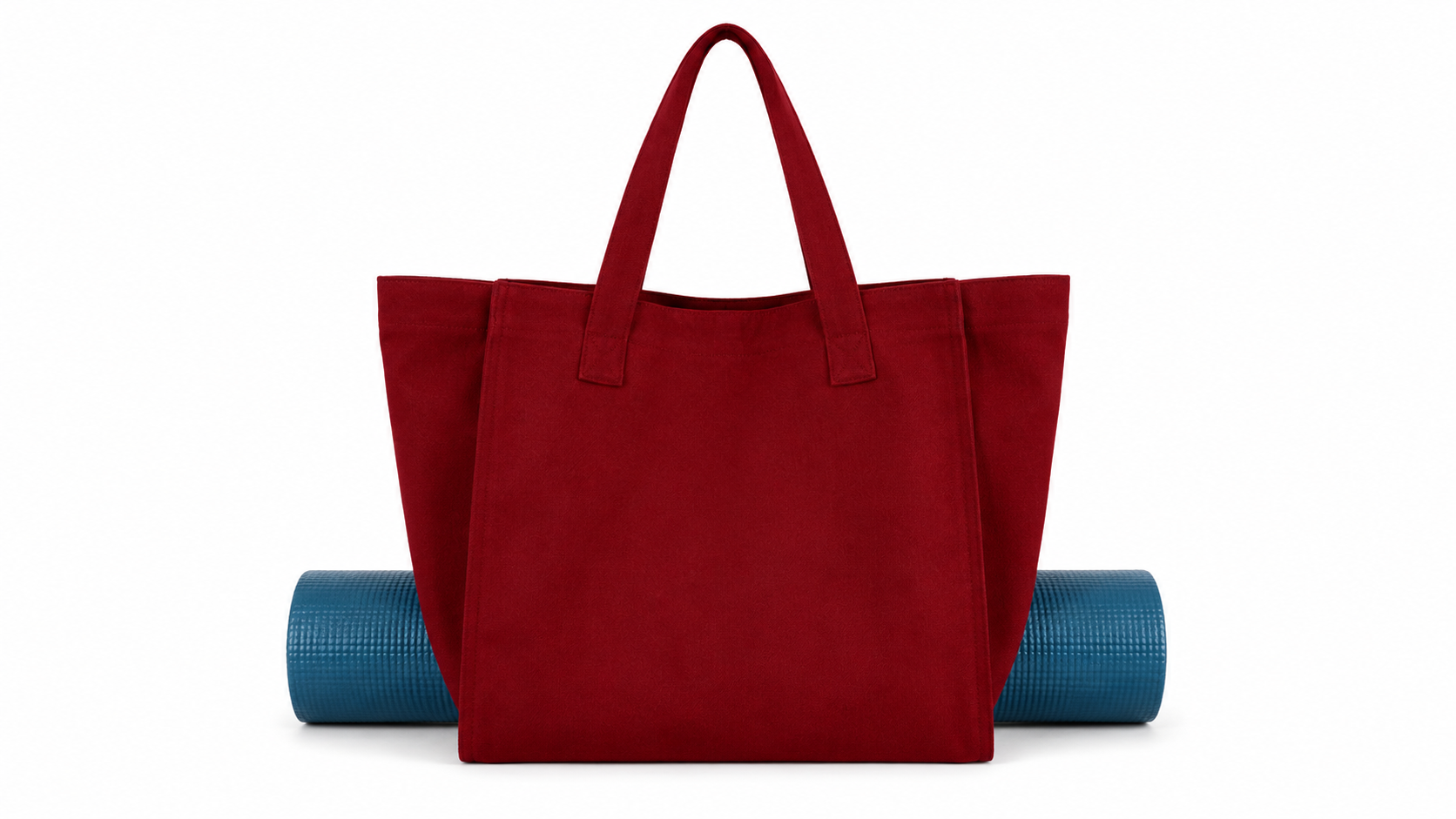 Bolsa Tote de Yoga en Lona con Diseño de Colores de Alta Capacidad