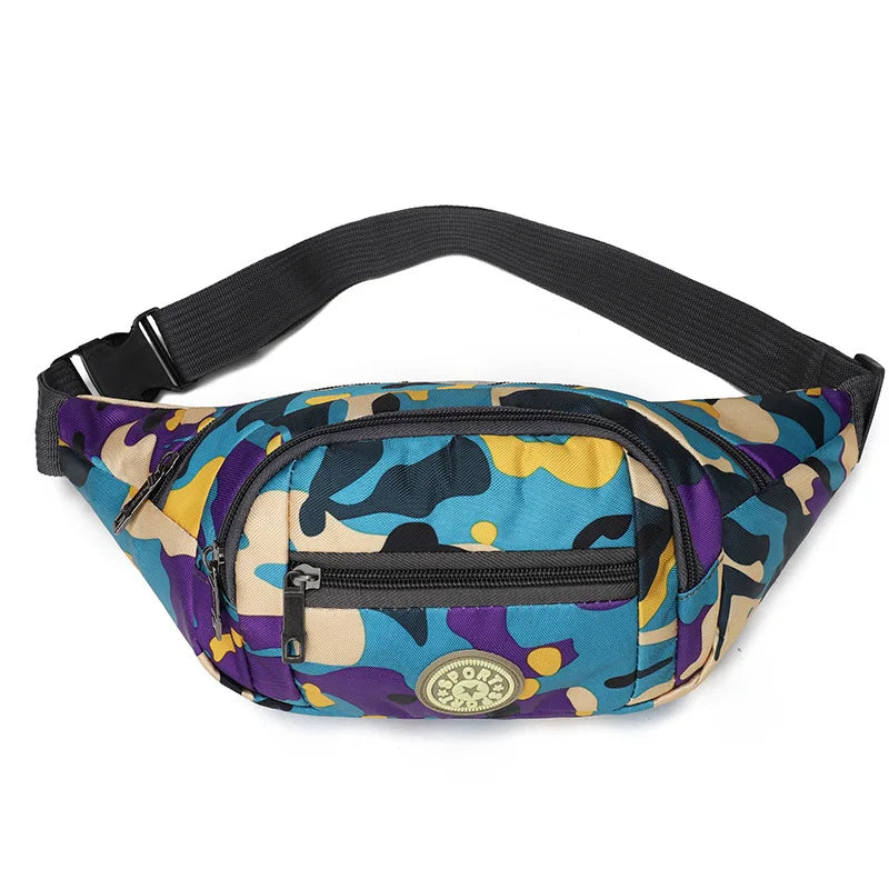 Riñonera Camuflaje Unisex – Estilo Urbano con Diseño Colorido