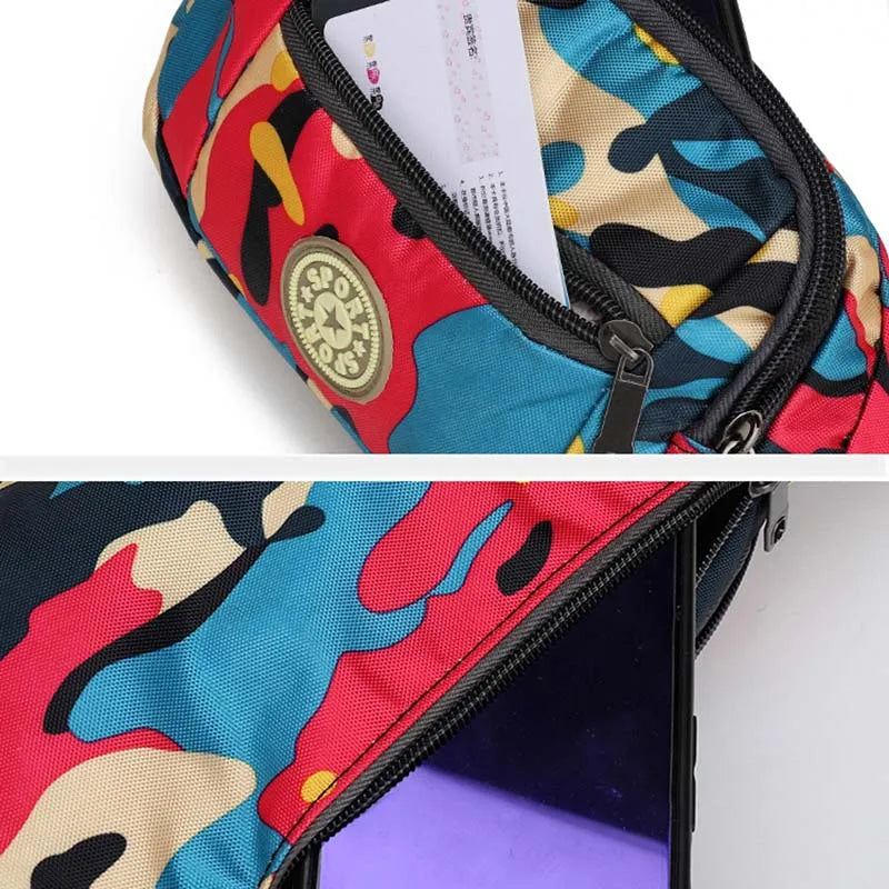 Riñonera Camuflaje Unisex – Estilo Urbano con Diseño Colorido