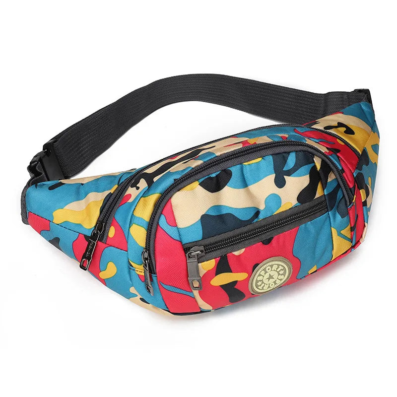 Riñonera Camuflaje Unisex – Estilo Urbano con Diseño Colorido
