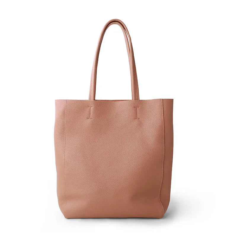 Bolso Satchel Cuero Genuino Vertical – Elegancia Premium 32x27cm
