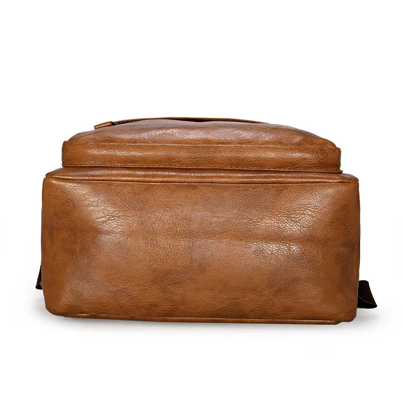 Mochila Preppy de Cuero PU – Elegancia Casual y Funcionalidad Diaria