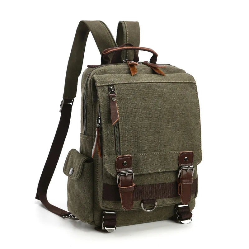 Mochila de Lona Markroyal Army – Estilo Urbano y Espíritu Aventurero