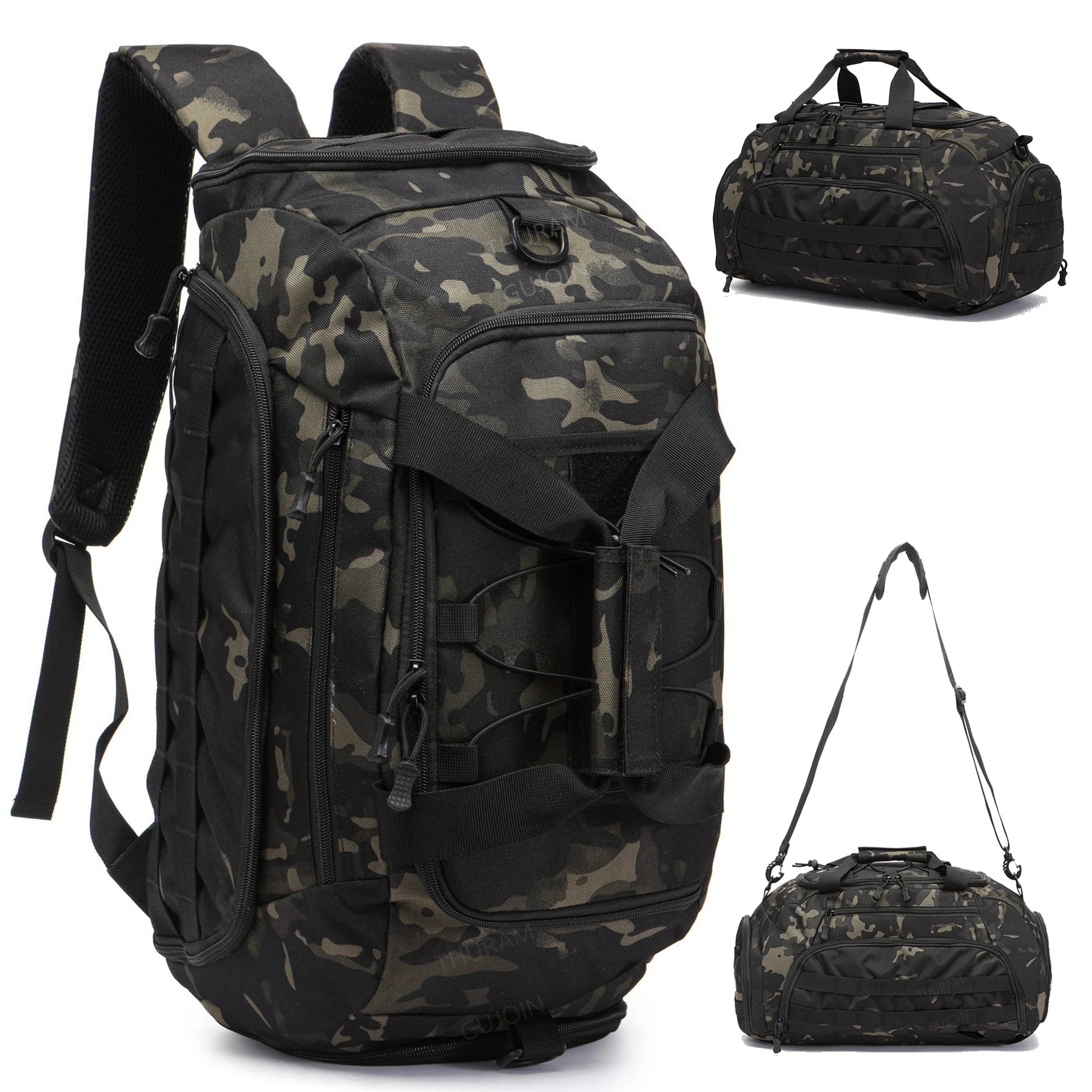 Mochila Urban Thuram Camoblack – Estilo Vanguardista y Gran Capacidad