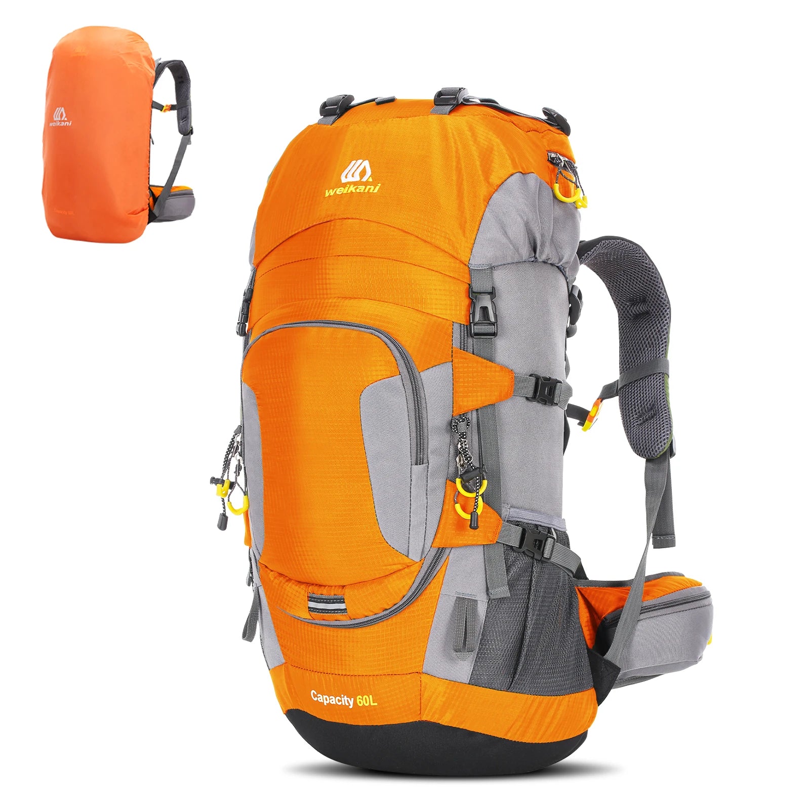 Mochila Outdoor LIXADA 60L – Gran Capacidad, Impermeable y Resistente