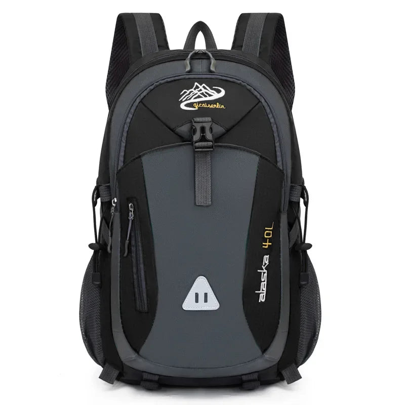 Mochila Unisex Impermeable 20-35L Negra – Resistente y Versátil