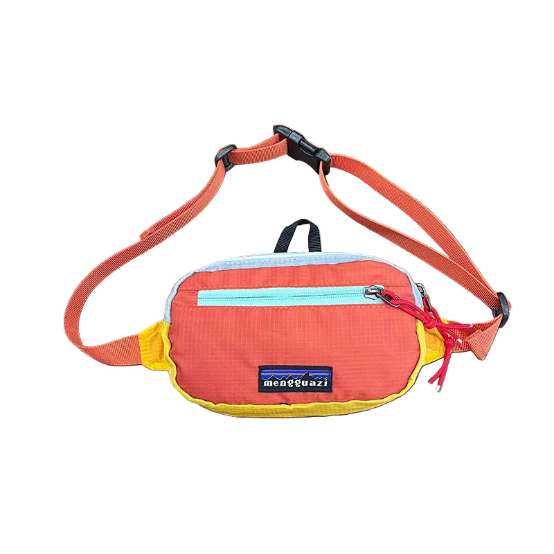 Riñonera Nylon Fashion con Contraste – Diseño Box Ultraligero