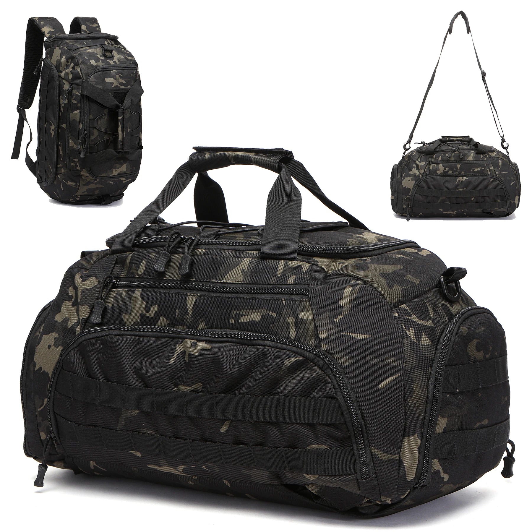 Mochila Urban Thuram Camoblack – Estilo Vanguardista y Gran Capacidad