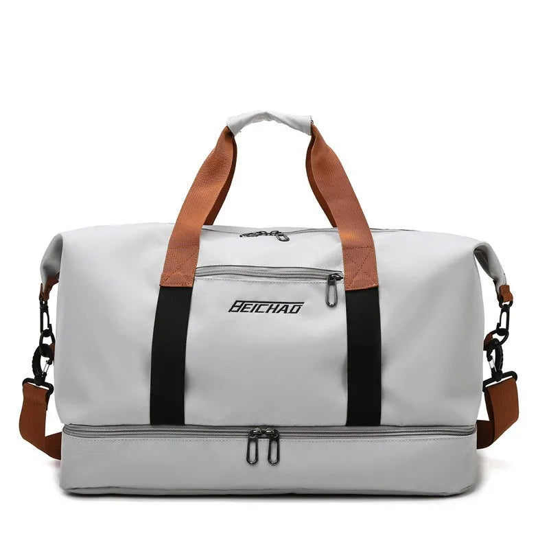 Bolsa de Deporte y Viaje Multifuncional: Con Zapatero y Bolsillo Impermeable