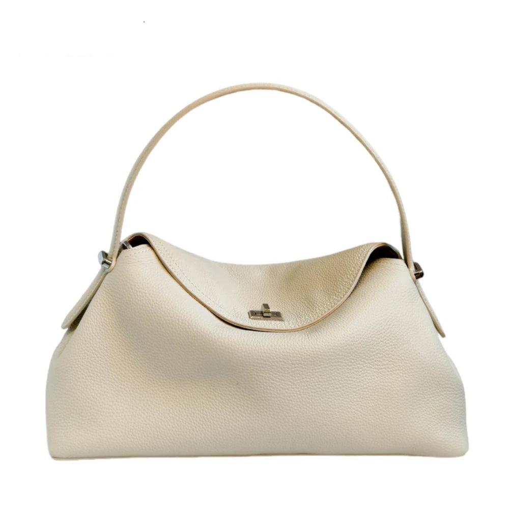 Bolso Hobo de Piel Genuina: Diseño Blando, Elegante y Versátil